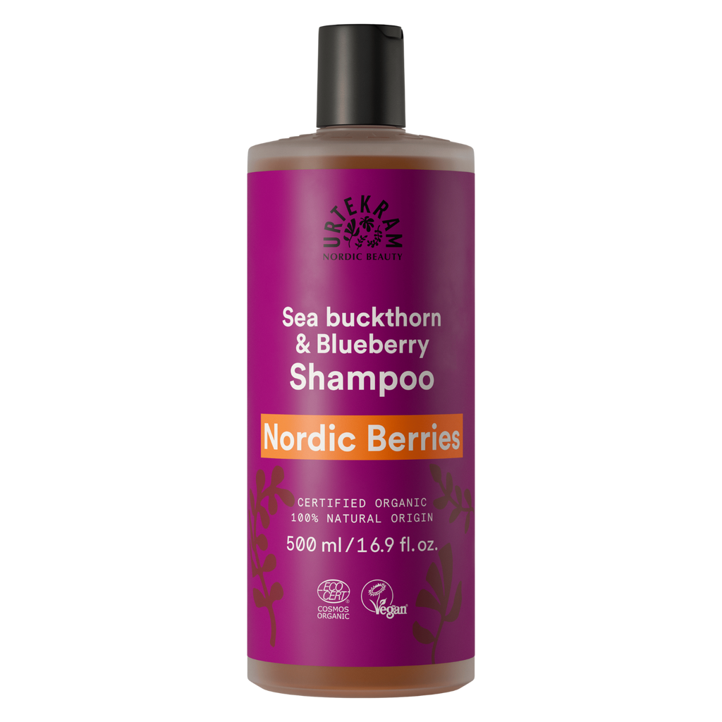 Šampon Šampon regenerační na poškozené vlasy Severské bobule (Nordic Berries) 500 ml Urtekram fotografie č. 1