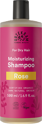 Šampon Šampon růžový na suché vlasy 500 ml Urtekram fotografie č. 1