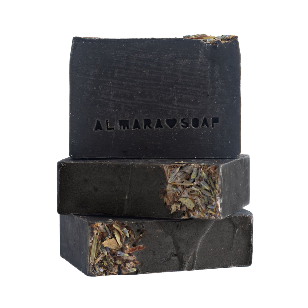 Šampon SHAMPOO BAR Shiny Hair Přírodní tuhý šampon pro mastné vlasy 90 g Almara Soap fotografie č. 1