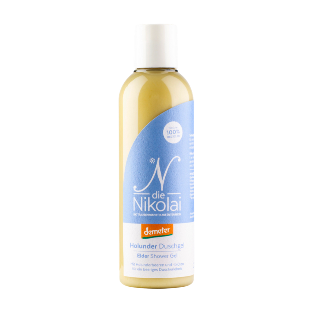 Sprchový gel na tělo a vlasy Biodynamický sprchový gel a šampón Černý bez 200 ml dieNikolai fotografie č. 1