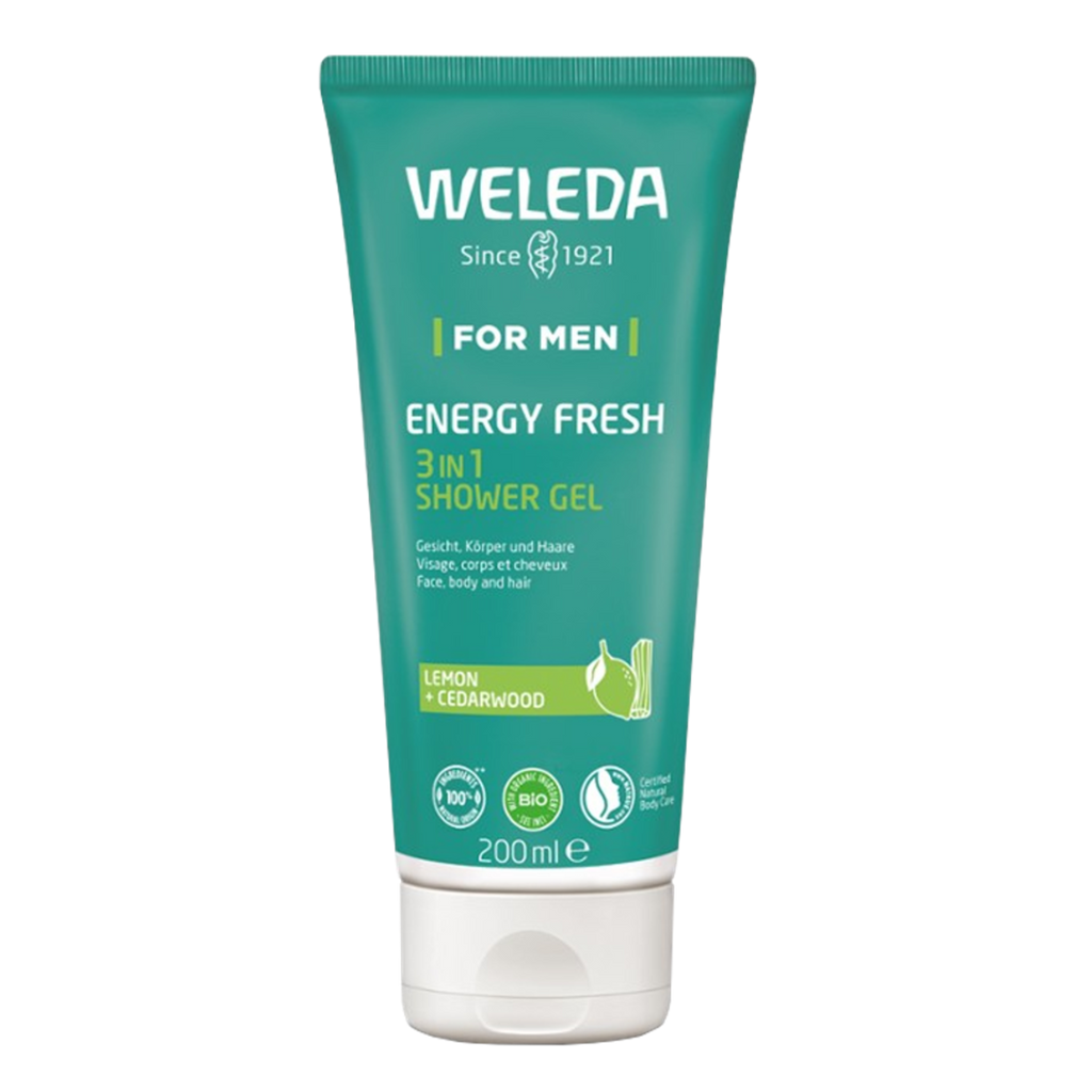 Sprchový gel Pánský sprchový gel For Men Energy Fresh 200 ml Weleda fotografie č. 1