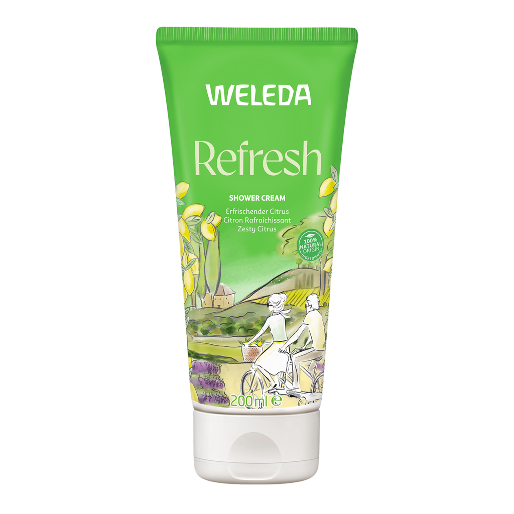 Sprchový krém REFRESH Citrusový sprchový krém 200 ml Weleda fotografie č. 1