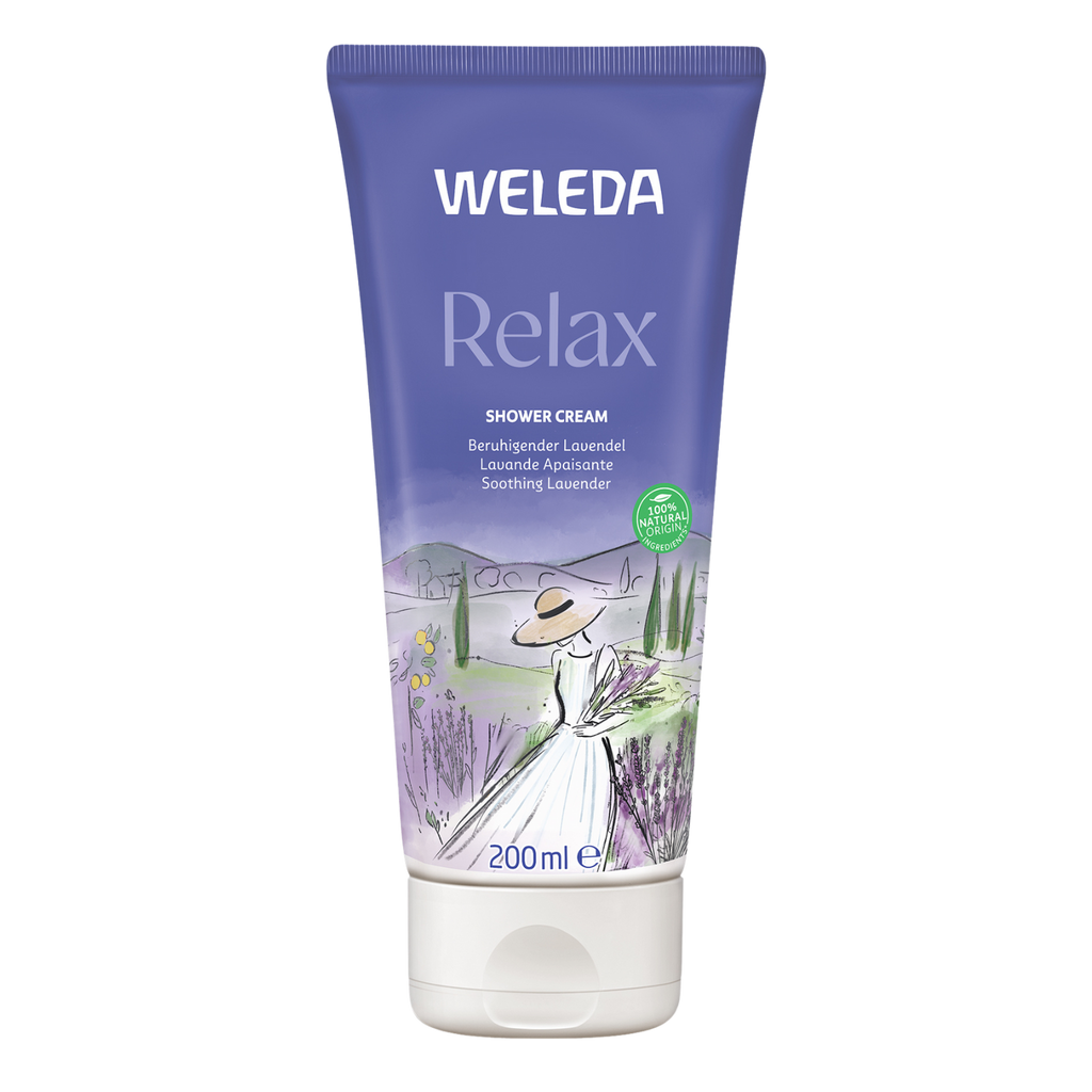 Sprchový krém RELAX Levandulový sprchový krém 200 ml Weleda fotografie č. 1