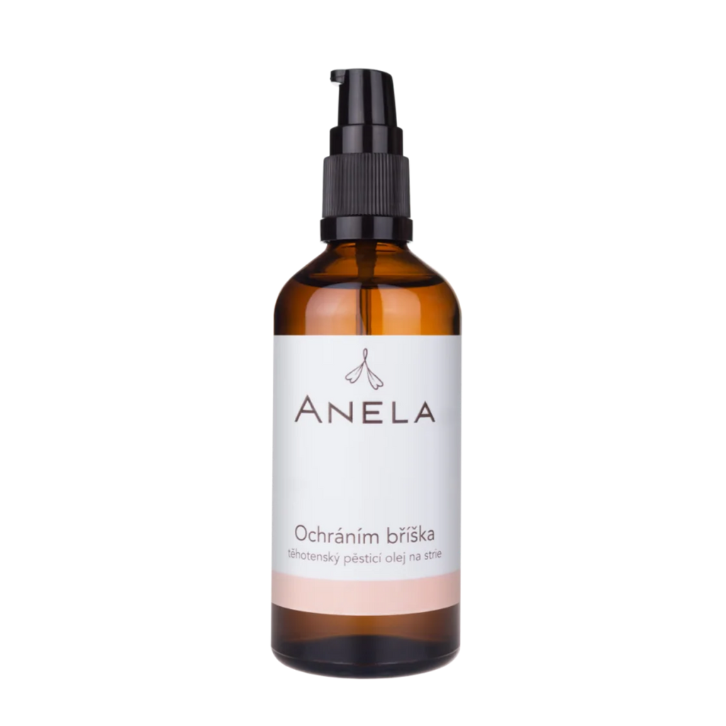 Těhotenský olej OCHRÁNÍM BŘÍŠKA těhotenský pěstící olej na strie 100 ml Anela fotografie č. 1