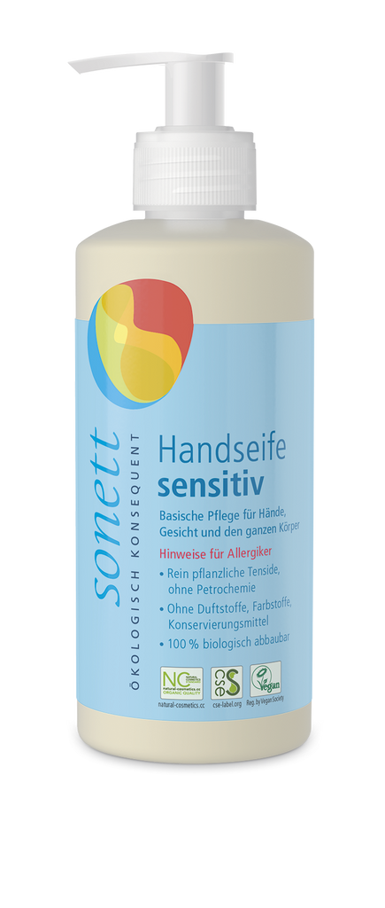 Tekuté mýdlo na ruce Tekuté mýdlo na ruce Sensitive 300 ml Sonett fotografie č. 1