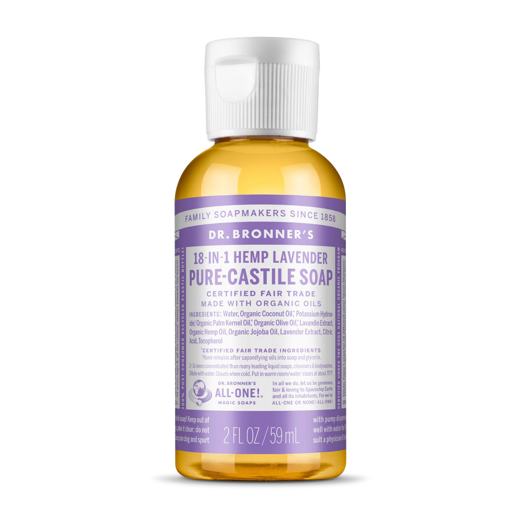 Tekuté mýdlo Tekuté mýdlo ALL-ONE! Lavender CESTOVNÍ BALENÍ 60 ml Dr. Bronner's fotografie č. 1