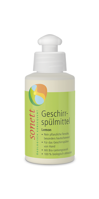 Tekutý prostředek na nádobí Tekutý prostředek na nádobí Citrón CESTOVNÍ BALENÍ 120 ml Sonett fotografie č. 1