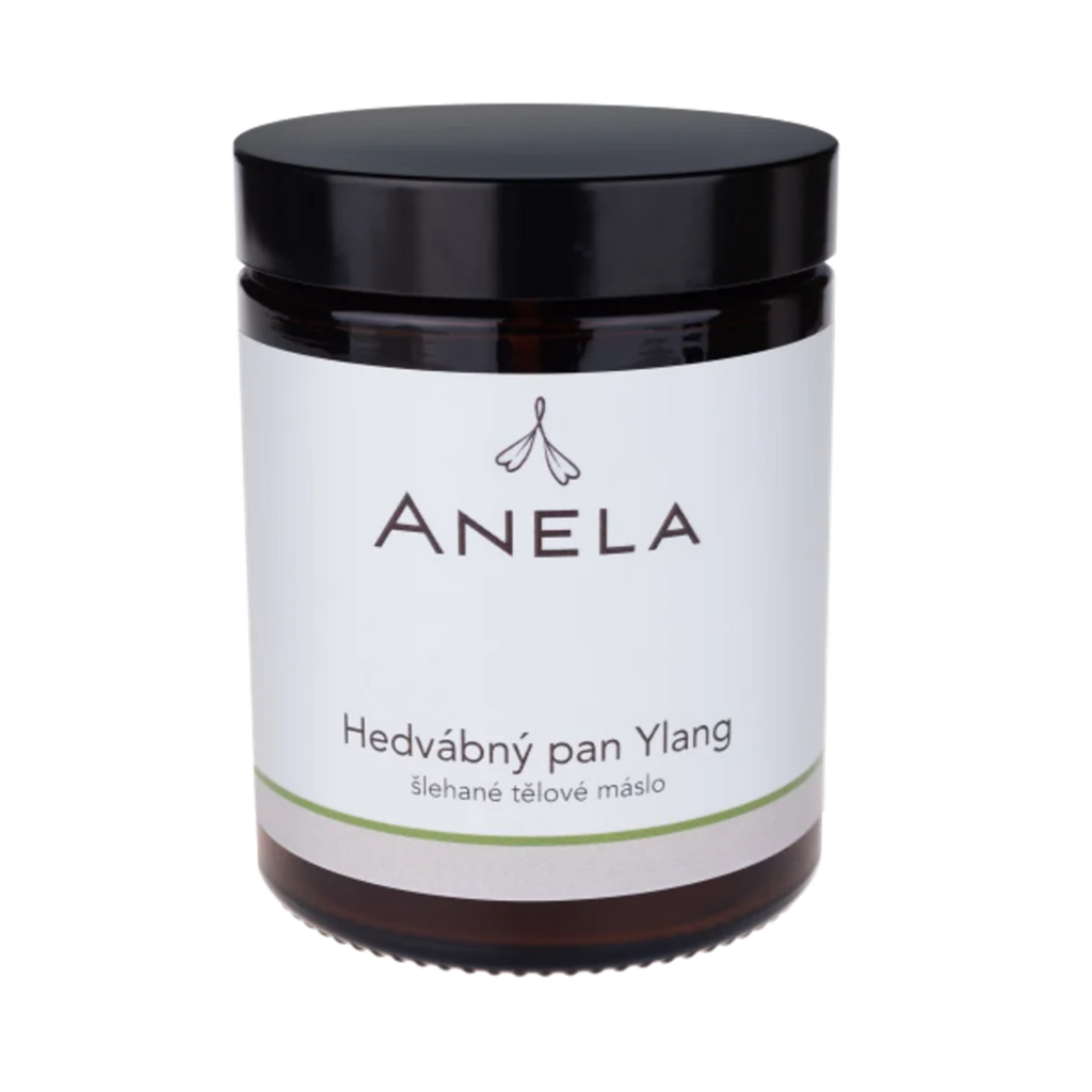 Tělové máslo HEDVÁBNÝ PAN YLANG šlehané tělové máslo 180 ml Anela fotografie č. 1