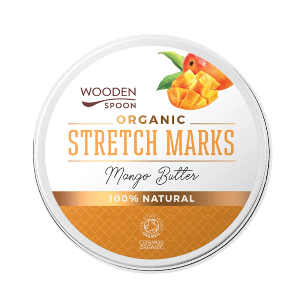 Tělové máslo Mangové máslo proti striím 100 ml Wooden Spoon fotografie č. 1