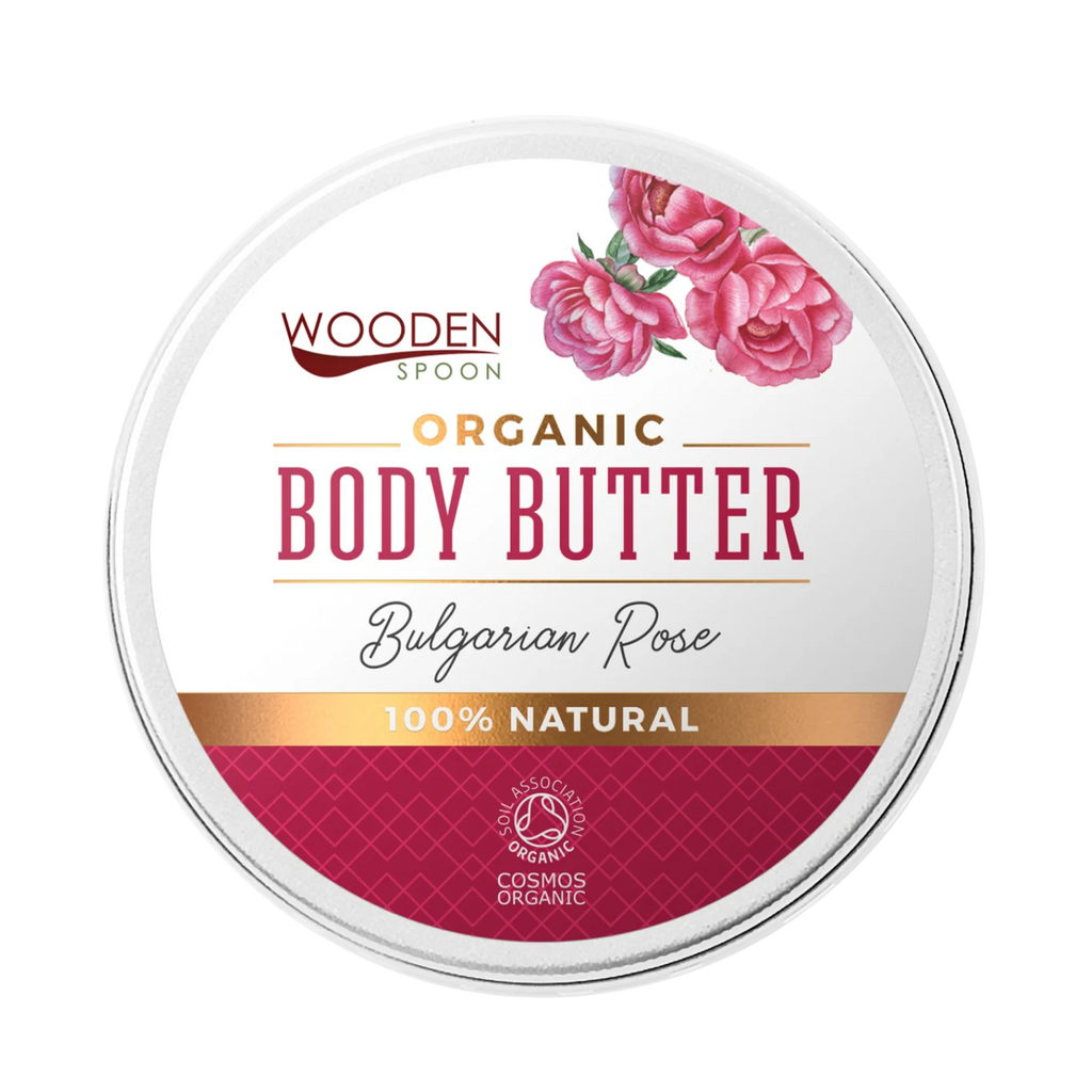 Tělové máslo Tělové máslo Bulharská růže EXP 100 ml Wooden Spoon fotografie č. 1