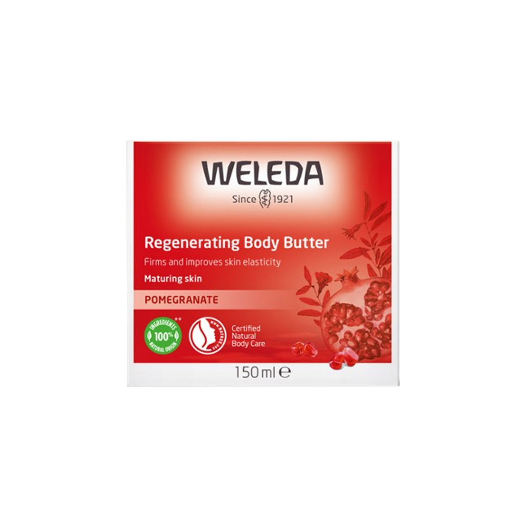 Tělové máslo Účinně zpevňující tělové máslo Granátové jablko 150 ml Weleda fotografie č. 2