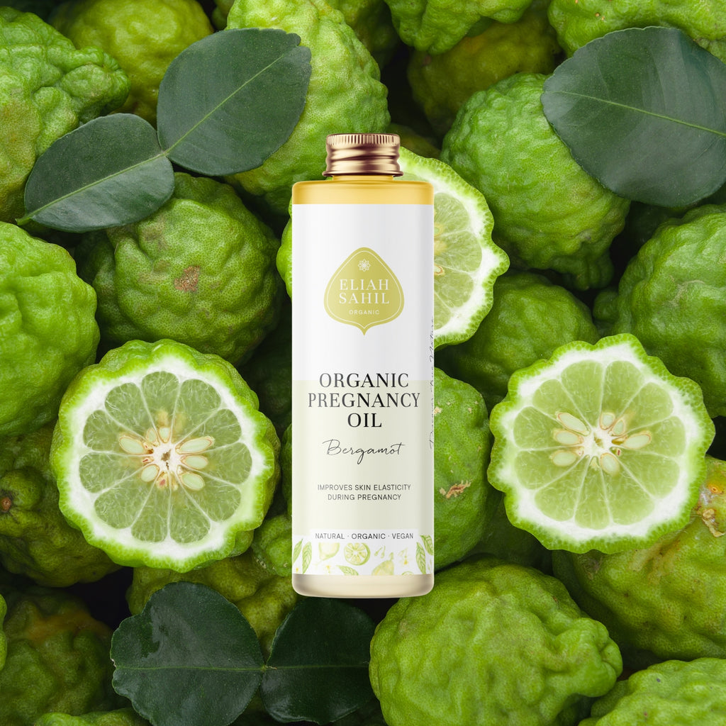 Tělový olej Bio Pečující olej BERGAMOT - MÝDELNÍK pro zvýšení elasticity pokožky a pro těhotné 100 ml Eliah Sahil fotografie č. 2