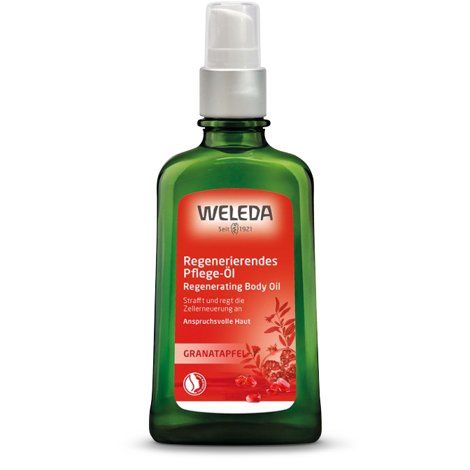Tělový olej Granátové jablko regenerační olej 100 ml Weleda fotografie č. 1