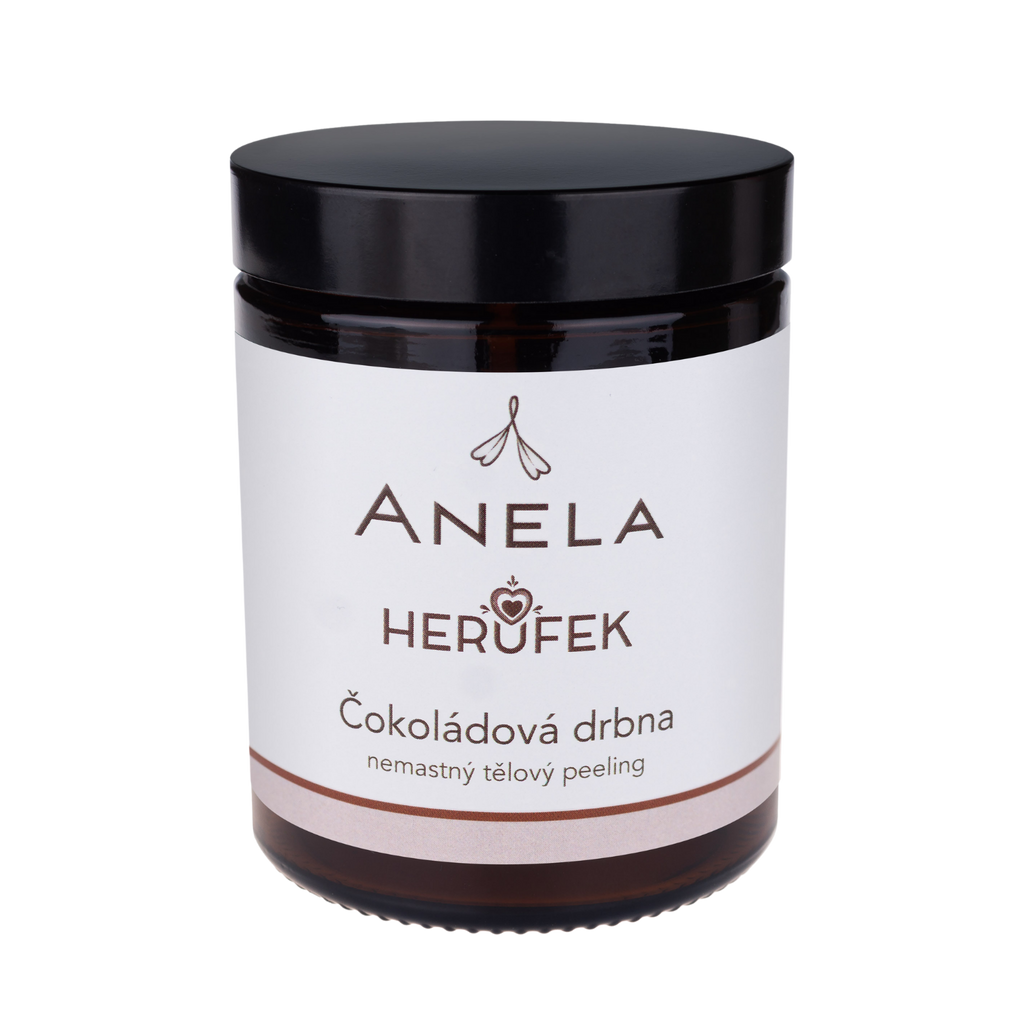 Tělový peeling ČOKOLÁDOVÁ DRBNA tělový peeling 180 ml Anela fotografie č. 1