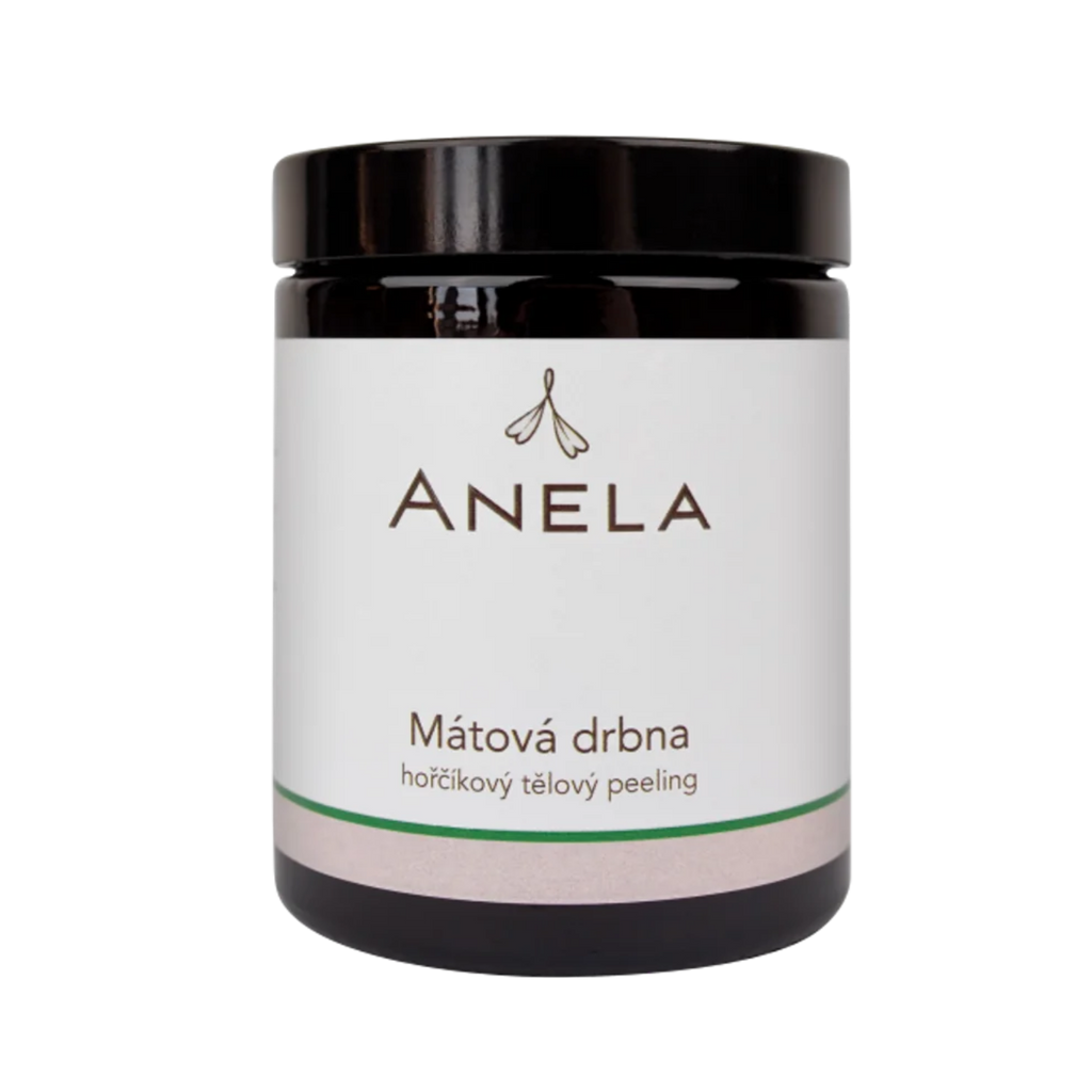 Tělový peeling MÁTOVÁ DRBNA tělový peeling 180 ml Anela fotografie č. 1