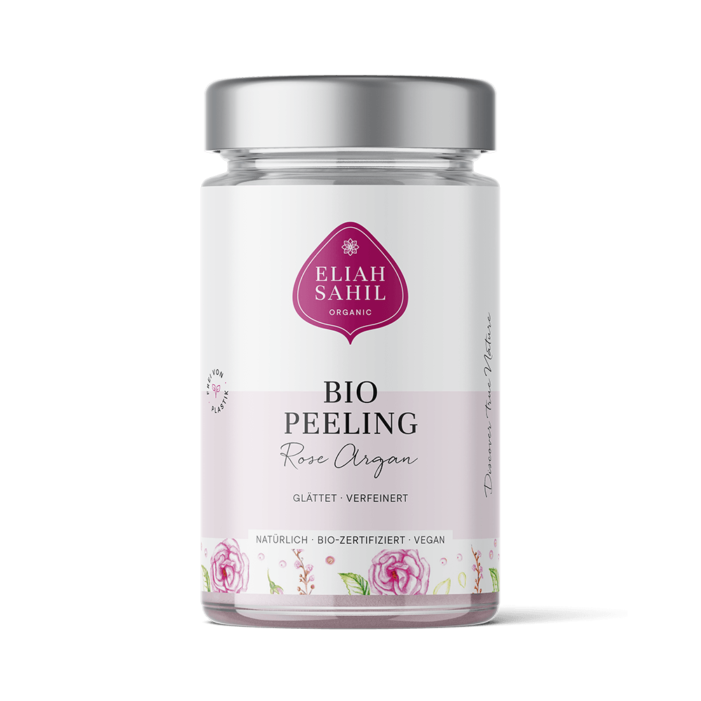 Tělový scrub Revitalizační tělový peeling s růžovým prachem Argan-Rose 250 g Eliah Sahil fotografie č. 1