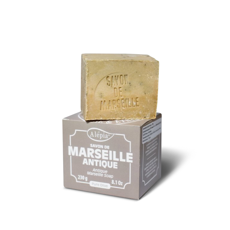 Tuhé mýdlo Marseillské mýdlo Antique 230 g Alepia fotografie č. 1