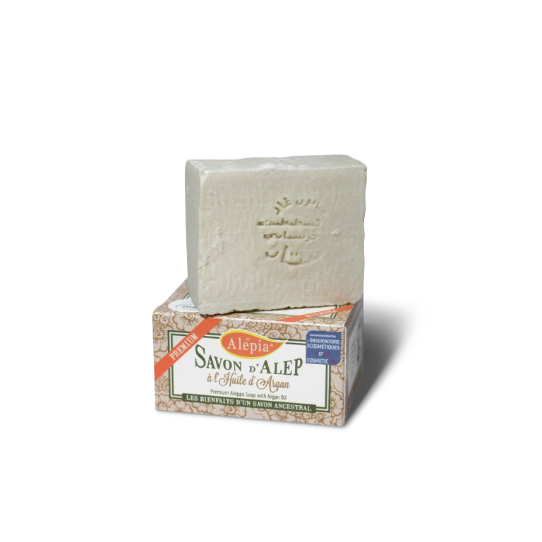 Tuhé mýdlo Prémiové BIO mýdlo s arganovým olejem 125 g Alepia fotografie č. 1