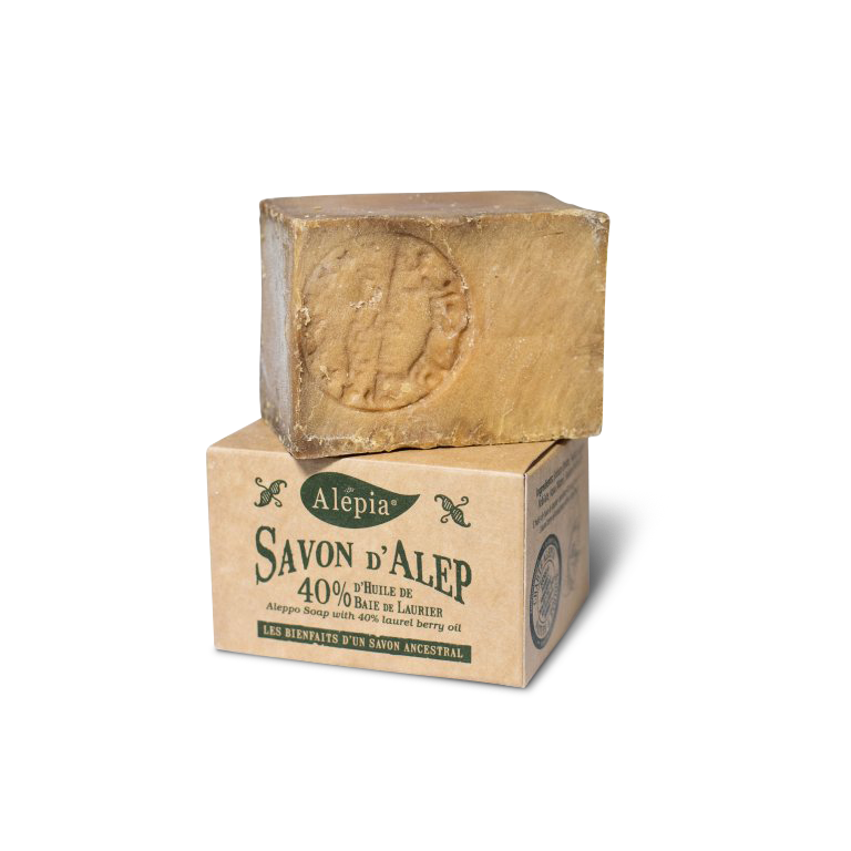 Tuhé mýdlo Tradiční aleppské mýdlo se 40proc. vavřínového oleje 190 g Alepia fotografie č. 1