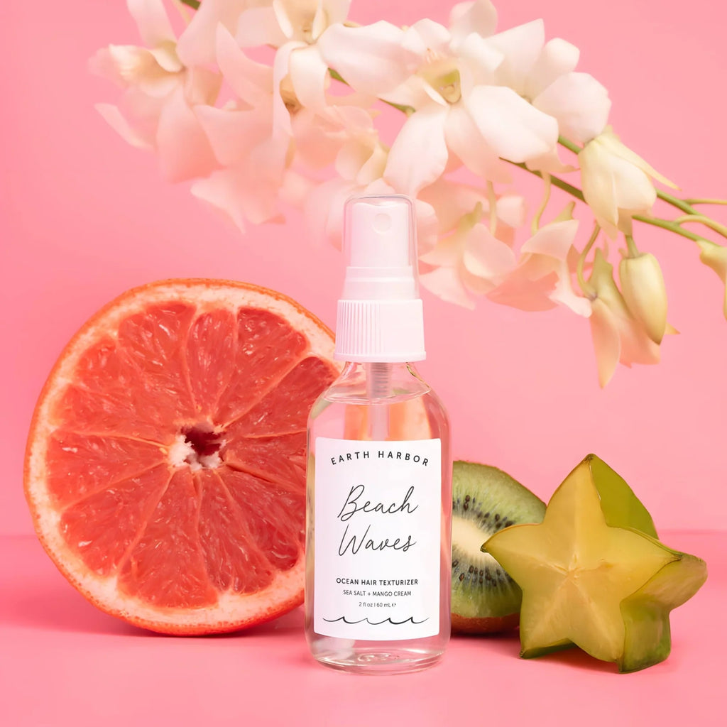 Tužící sprej BEACH WAVES definující a fixační vlasový sprej pro objem 60 ml Earth Harbor fotografie č. 3