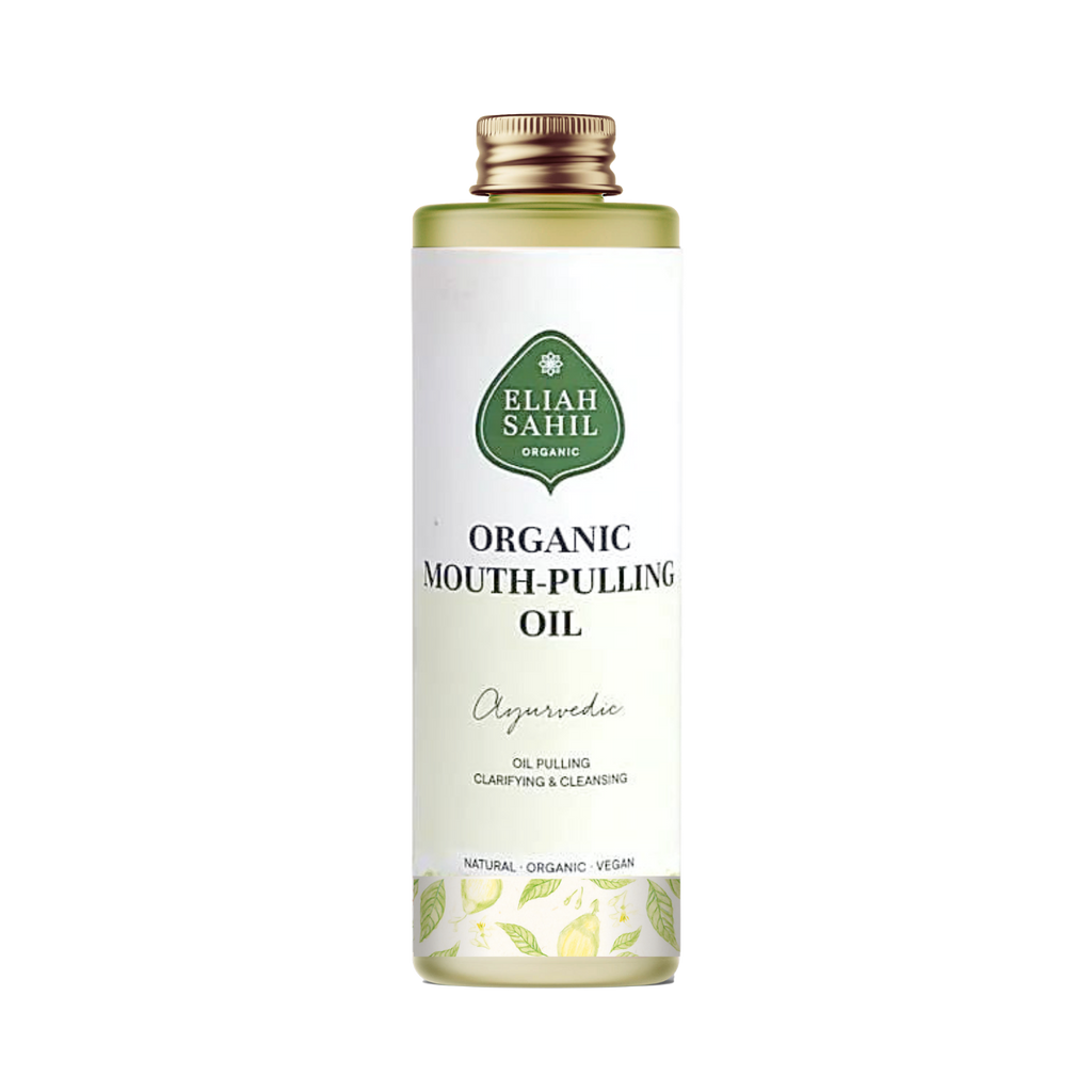 Ústní olej Bio Ústní olej AJURVÉDA pro očistu a posílení zubů a dásní na oil pulling 100 ml Eliah Sahil fotografie č. 1