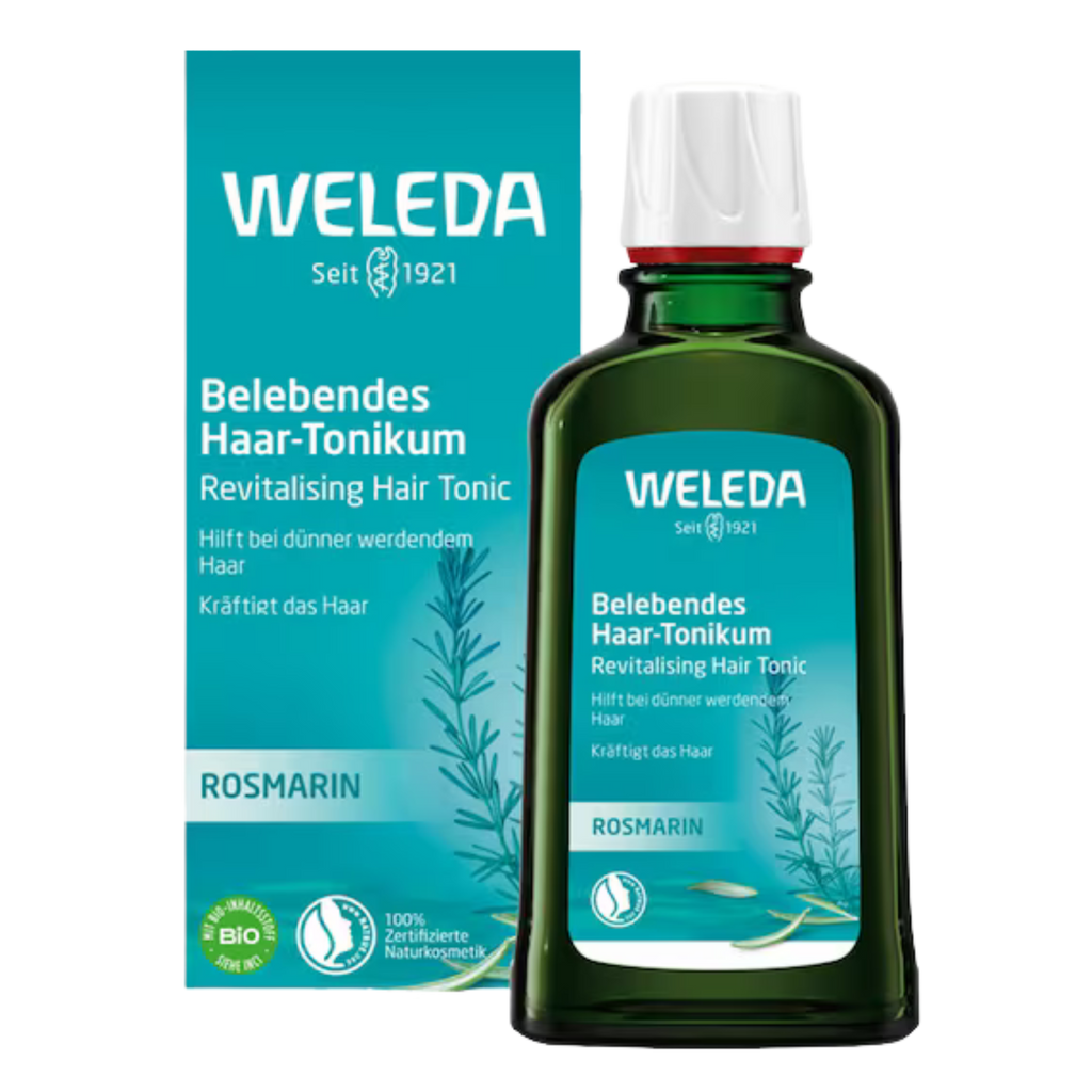 Vlasové tonikum Rozmarýnové vlasové tonikum na podporu růstu a regeneraci pokožky 100 ml Weleda fotografie č. 1