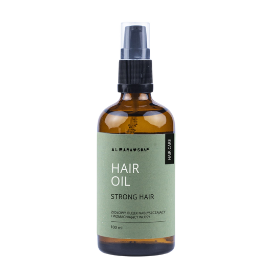 HAIR OIL Strong Hair Bylinný vlasový olej pro lesk a posílení vlasů