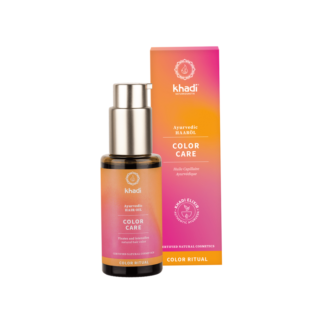 Vlasový olej Vlasový olej Ajurvédský elixír COLOR CARE 50 ml Khadi fotografie č. 1