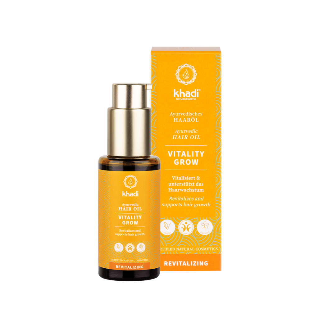 Vlasový olej Vlasový olej Ajurvédský elixír VITALITA RŮST 50 ml Khadi fotografie č. 1