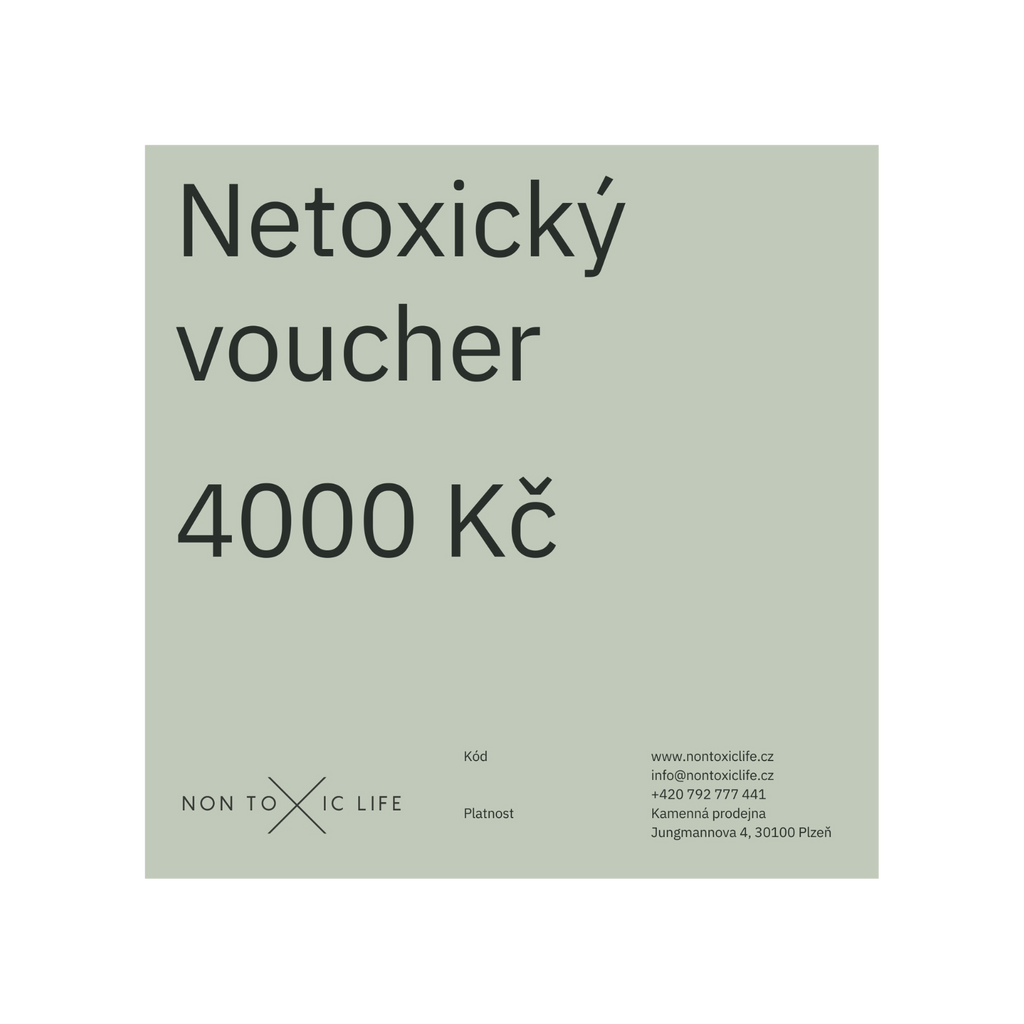 Voucher Dárkový voucher na nákup produktů 4000 Non Toxic Life fotografie č. 1
