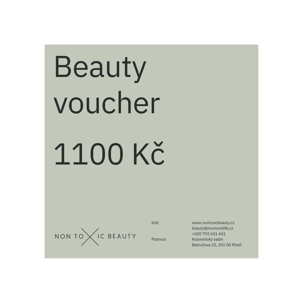 Voucher Dárkový voucher na salonní ošetření 1100 Non Toxic Beauty fotografie č. 1