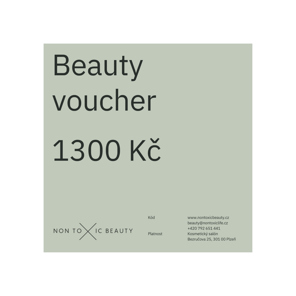 Voucher Dárkový voucher na salonní ošetření 1300 Non Toxic Beauty fotografie č. 1