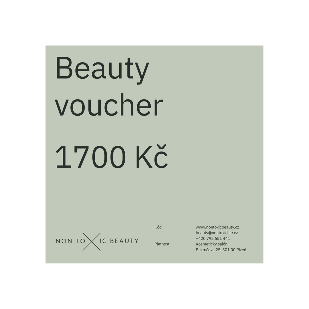 Voucher Dárkový voucher na salonní ošetření 1700 Non Toxic Beauty fotografie č. 1