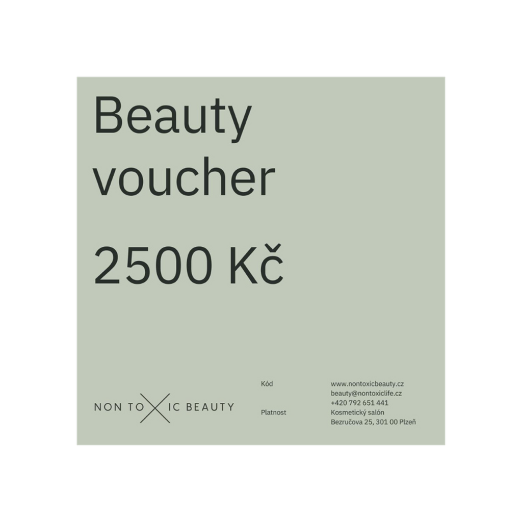 Voucher Dárkový voucher na salonní ošetření 2500 Non Toxic Beauty fotografie č. 1