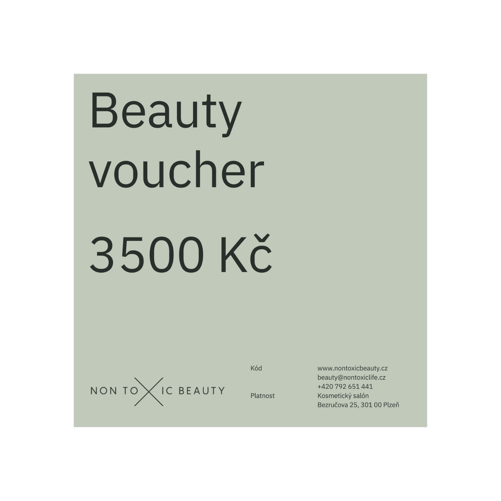 Voucher Dárkový voucher na salonní ošetření 3500 Non Toxic Beauty fotografie č. 1