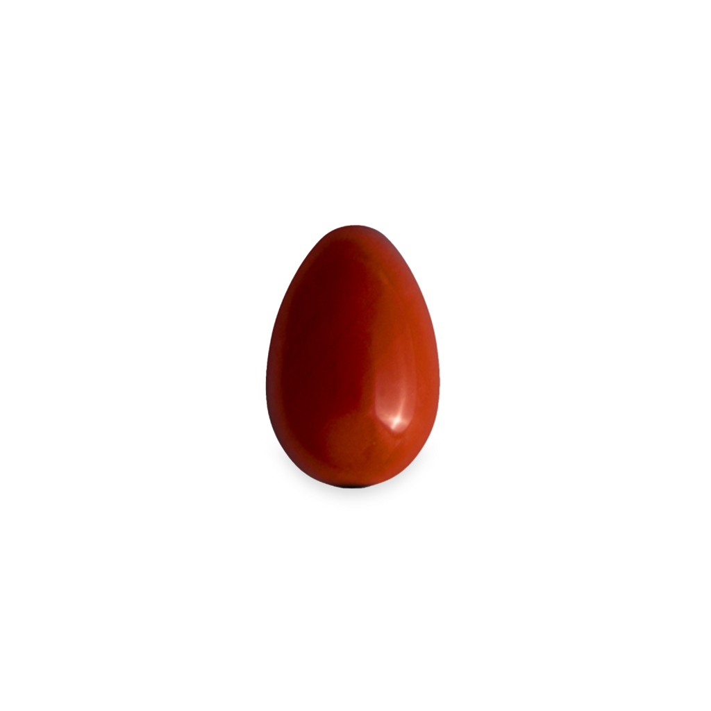 Yoni vajíčko Vajíčko k posilování pánevního dna z drahých kamenů Jaspis červený Yoni Life fotografie č. 1