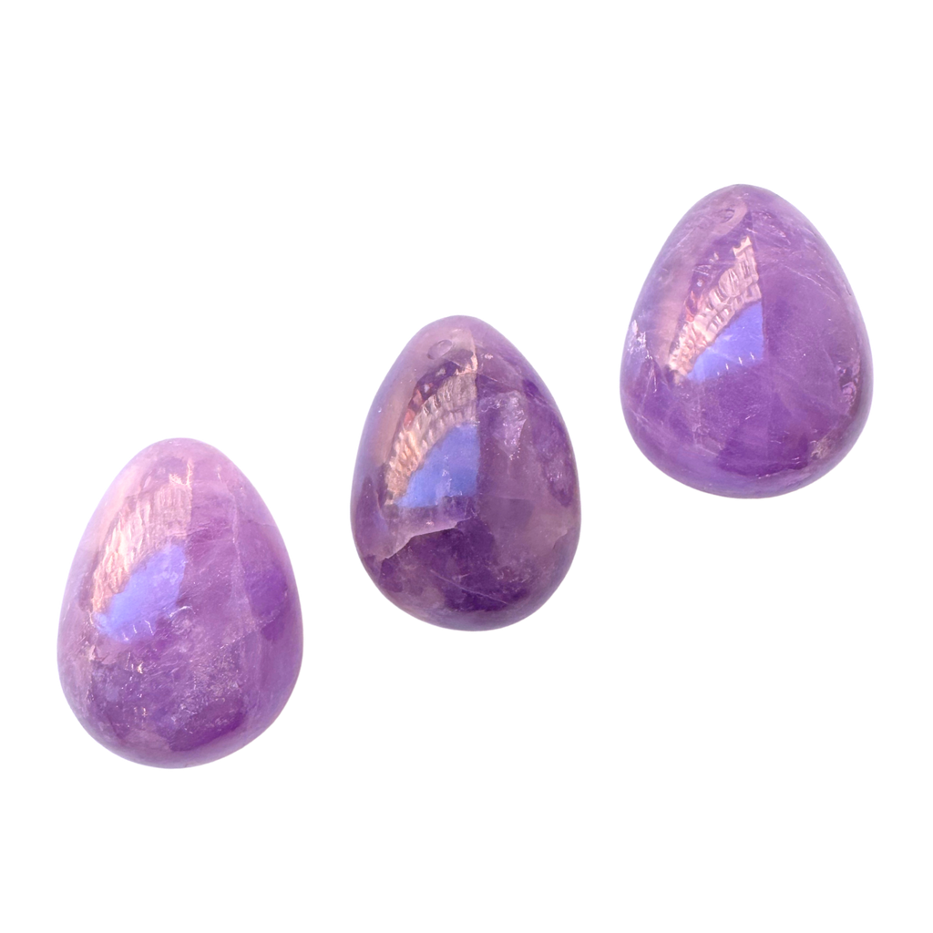 Yoni vajíčko Yoni vajíčko pro posilování pánevního dna z drahých kamenů Ametyst Non Toxic Life fotografie č. 1