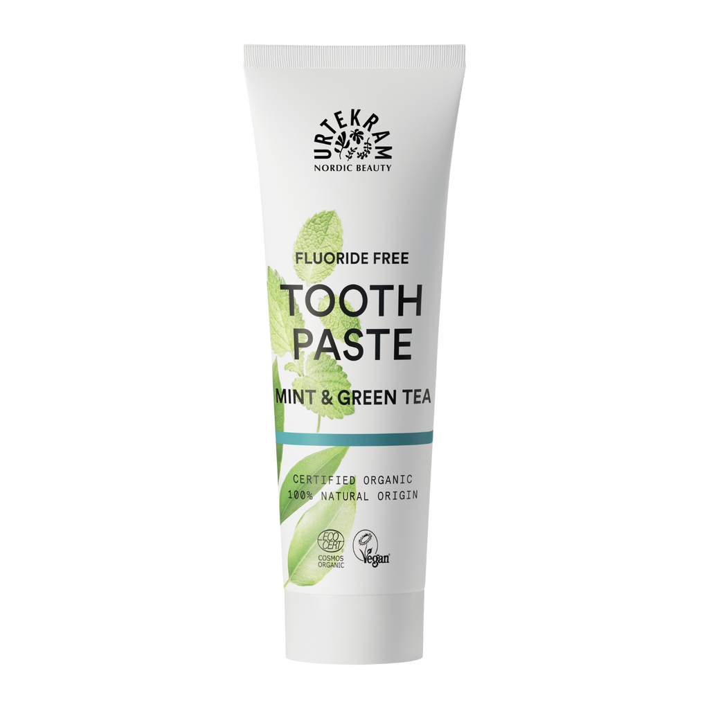 Zubní pasta Zubní pasta regenerační Zelený čaj a máta 75 ml Urtekram fotografie č. 1