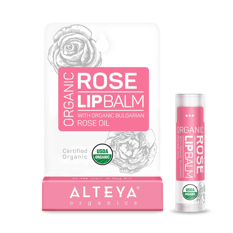 Balzám na rty s růží od značky Alteya Organics — Non Toxic Life
