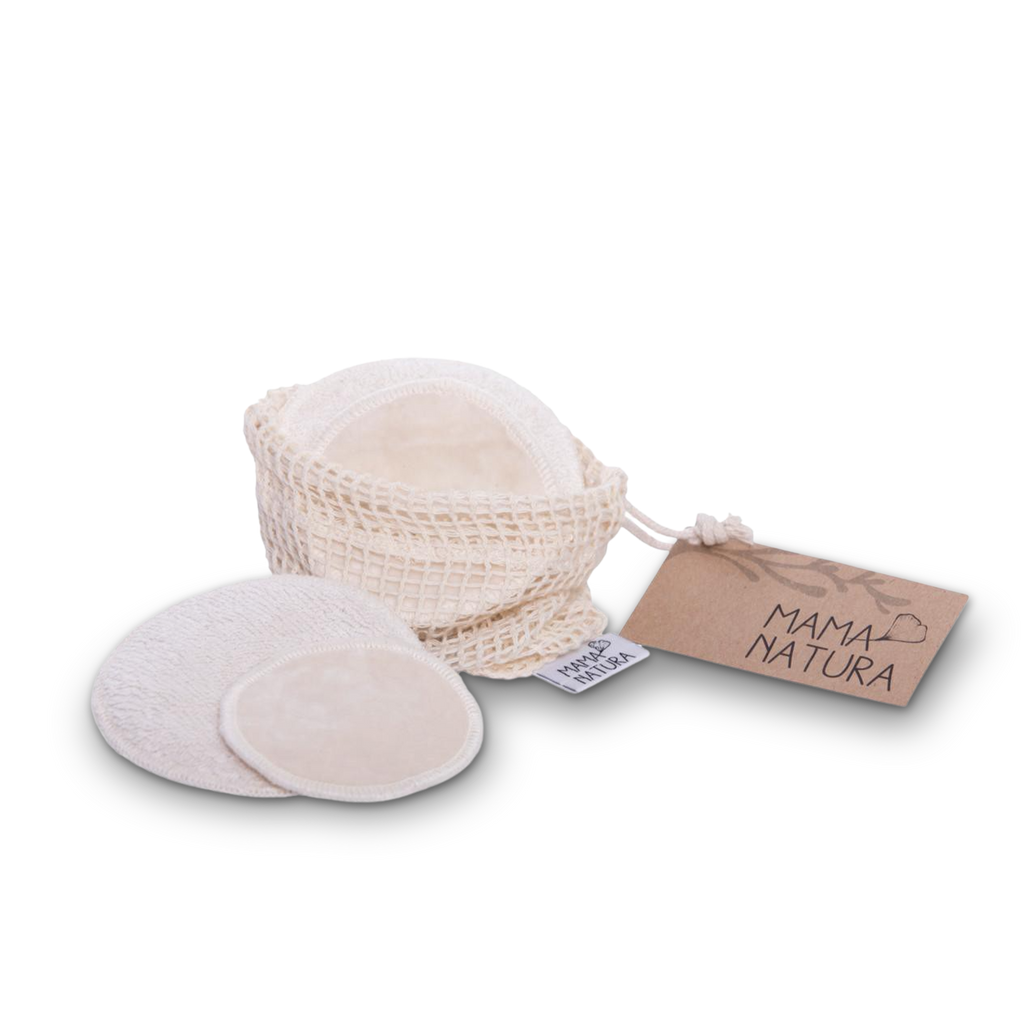 Sada kosmetických tamponů ( malý a 2 ks velký) — Látkové odličovací tampony od značky Tierra Verde — Non Toxic Life