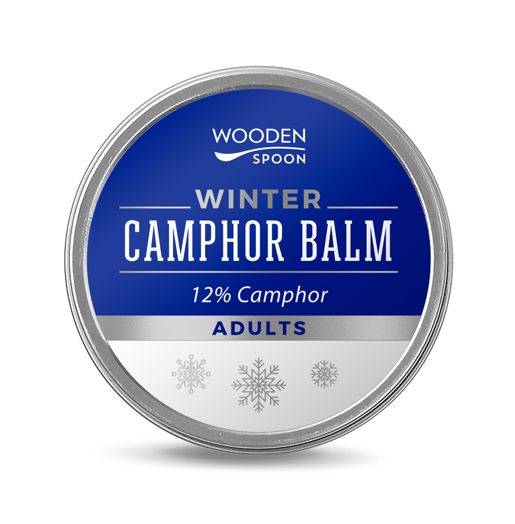 Zimní balzám s kafrem 12% — Terapeutický balzám od značky Wooden Spoon — Non Toxic Life